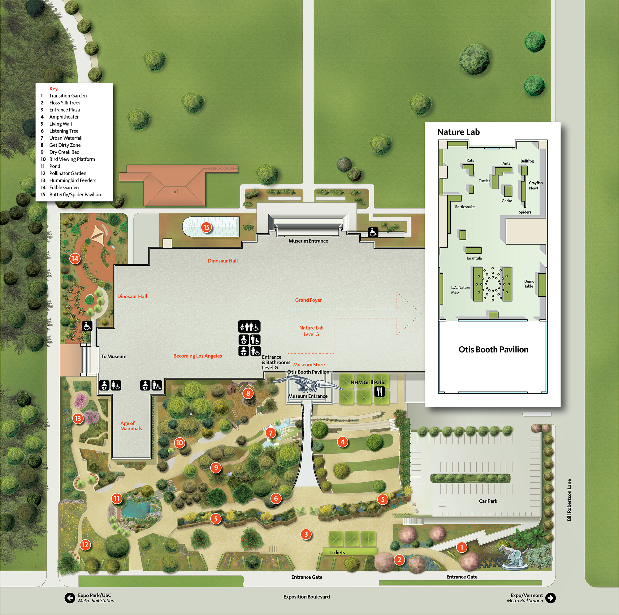 Gardens Map