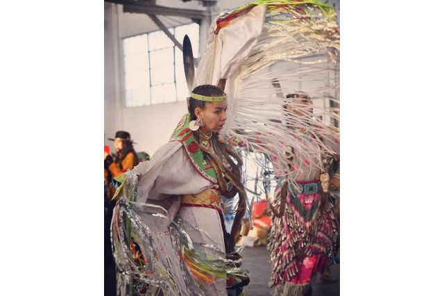 2020 Bay Area American Indian Two-Spirit dancer