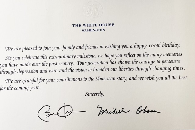 Alicia Sosa Letter from Obama