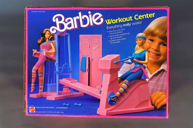 Box of barbie work out center 