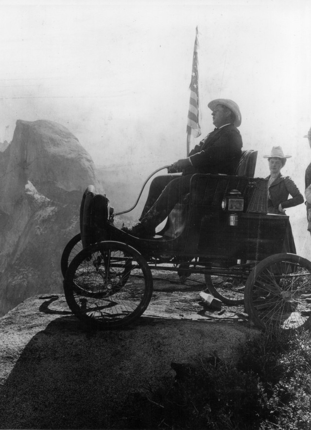 Locomobile Half Dome in the Background