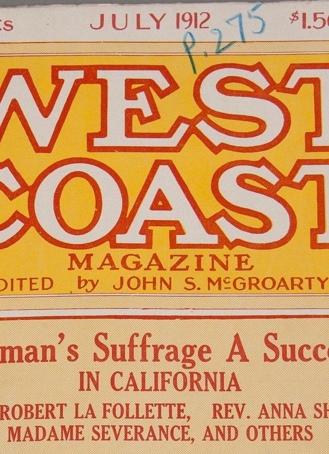 West Coast Magazine July 1912- Conservation Work