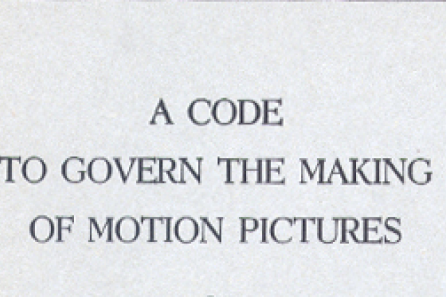 Hays Code