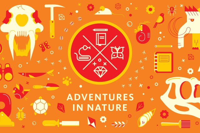 orange red and yellow colored icons (skulls, bugs, microscope, etc)