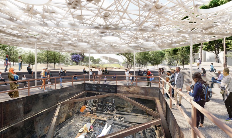 WEISS/MANFREDI plan for outdoor classroom at Pit 91 